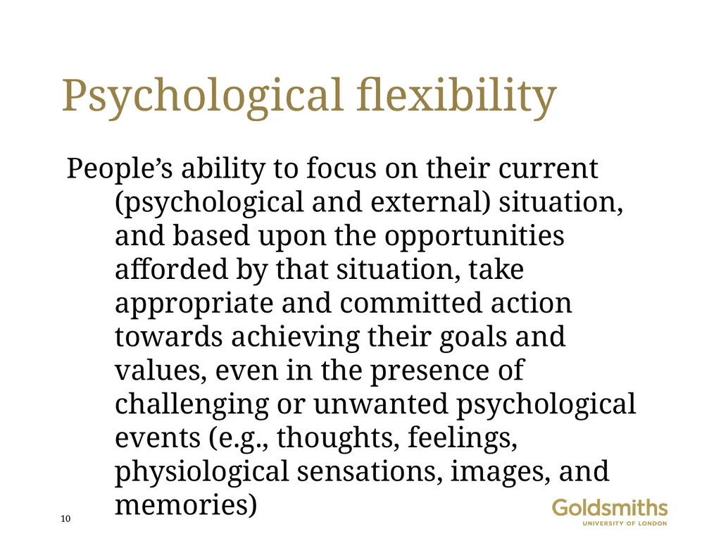 Contextual behavioural science and large-scale - slide 10 of 40