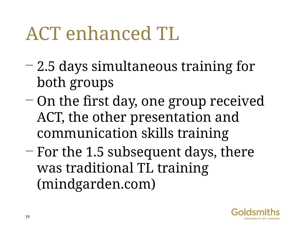 Contextual behavioural science and large-scale - slide 19 of 40