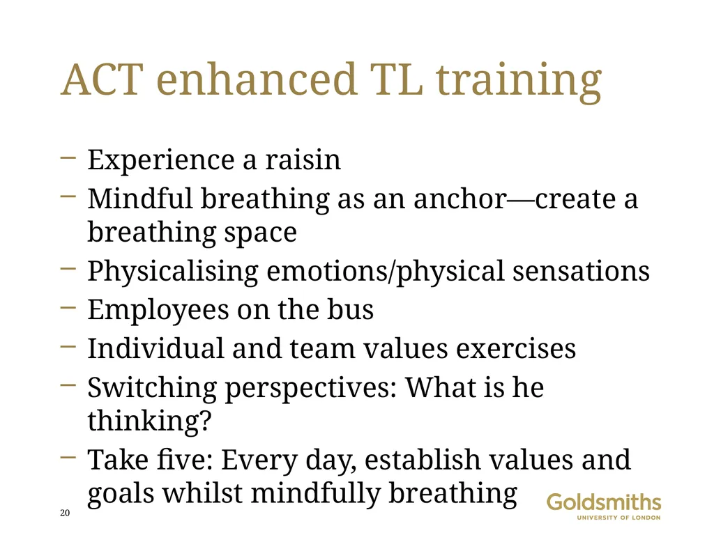 Contextual behavioural science and large-scale - slide 20 of 40