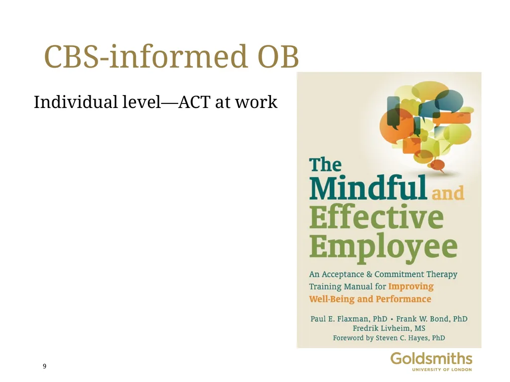 Contextual behavioural science and large-scale - slide 9 of 40