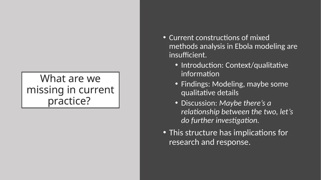 Social and Behavioral Analysis in Ebola Epidemics: - slide 3 of 12