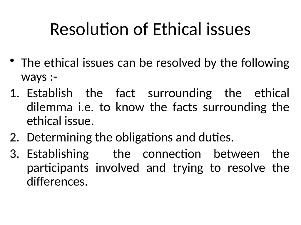 Ethical issue in Forensic Sciences School of - slide 7 of 7