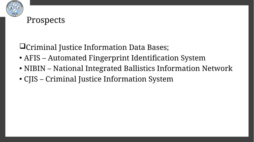 Forensic DNA Analysis in Zambia - A Policy - slide 15 of 16