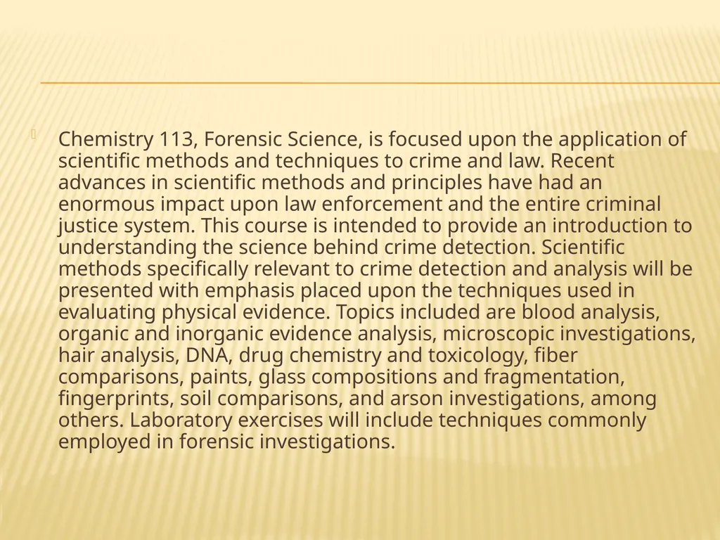 Syracuse University Project Advance Forensic - slide 5 of 28