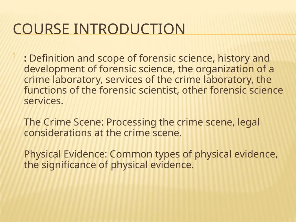 Syracuse University Project Advance Forensic - slide 6 of 28