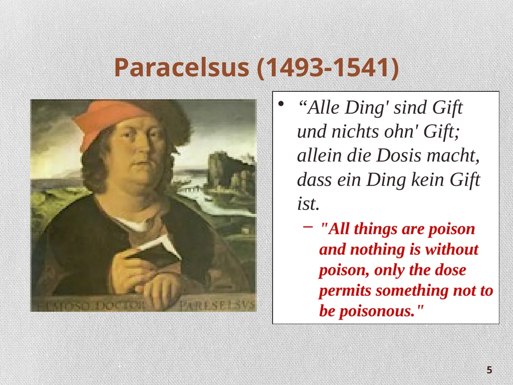 Chapter 1.2: Introduction to Toxicity and - slide 5 of 18