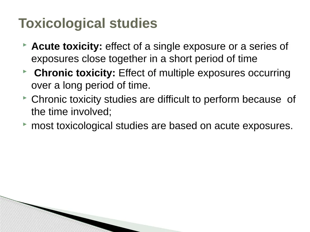 Chapter 2 Toxicology Toxicology was defined as the - slide 16 of 32