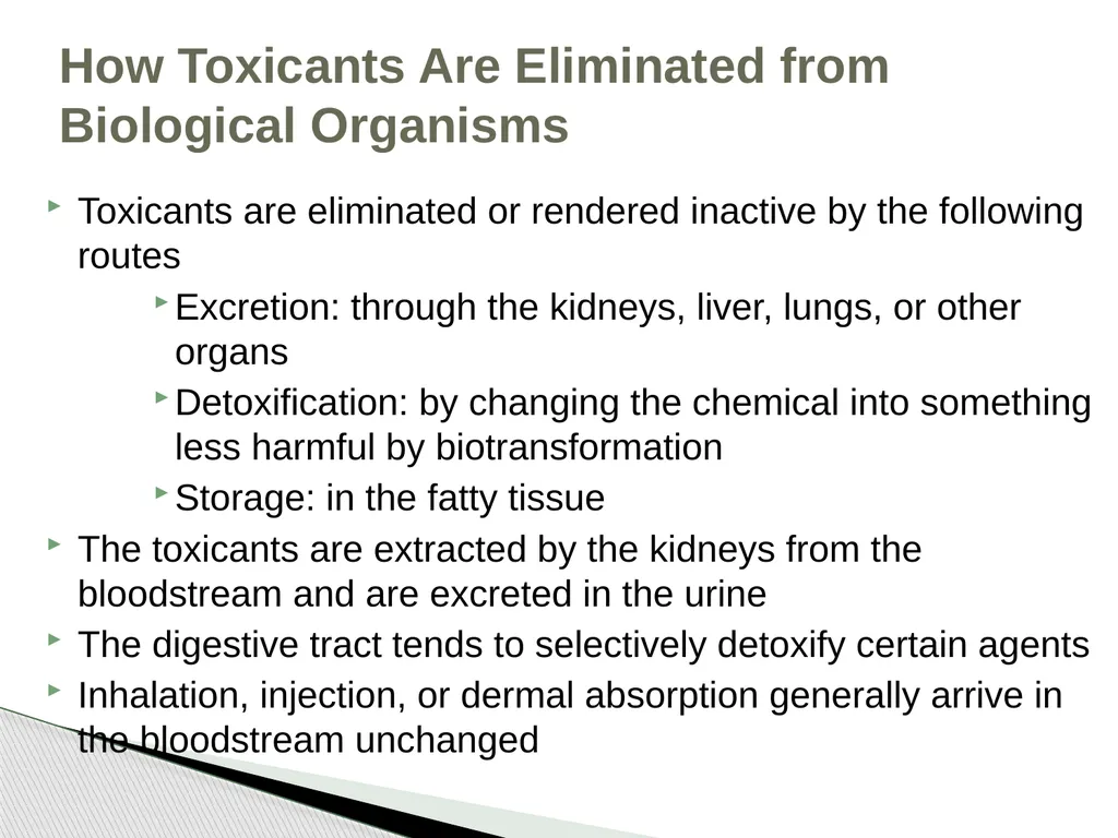 Chapter 2 Toxicology Toxicology was defined as the - slide 8 of 32