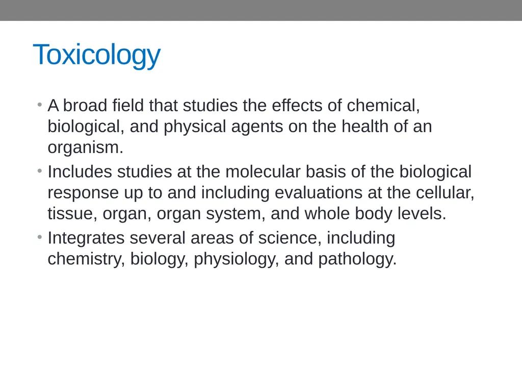 CHAPTER 4 Basic Concepts in Industrial Toxicology - slide 3 of 35