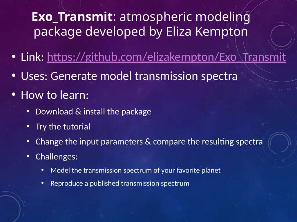 Computational Tools in Planetary Astrophysics - slide 6 of 7