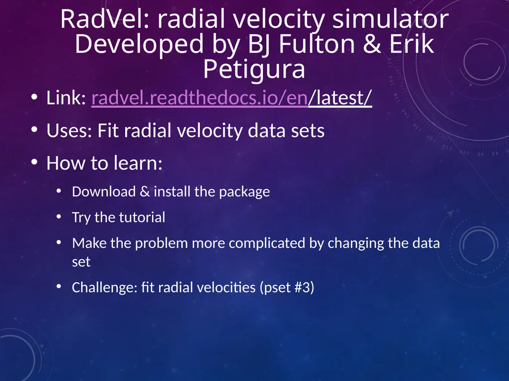 Computational Tools in Planetary Astrophysics - slide 4 of 7