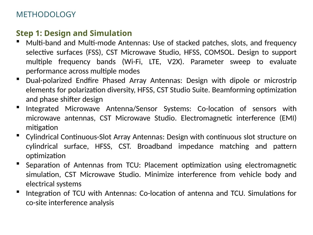 TO DEVELOP “UNIFIED COMPLEX RADIO ANTENNA “ BY - slide 27 of 40
