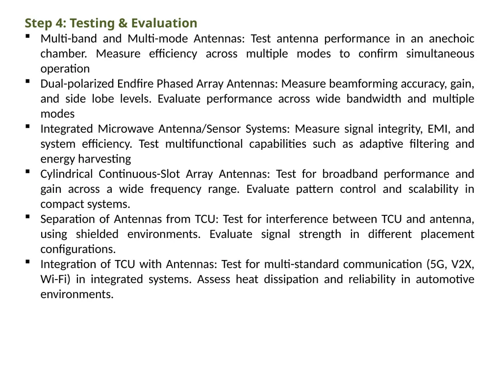 TO DEVELOP “UNIFIED COMPLEX RADIO ANTENNA “ BY - slide 30 of 40