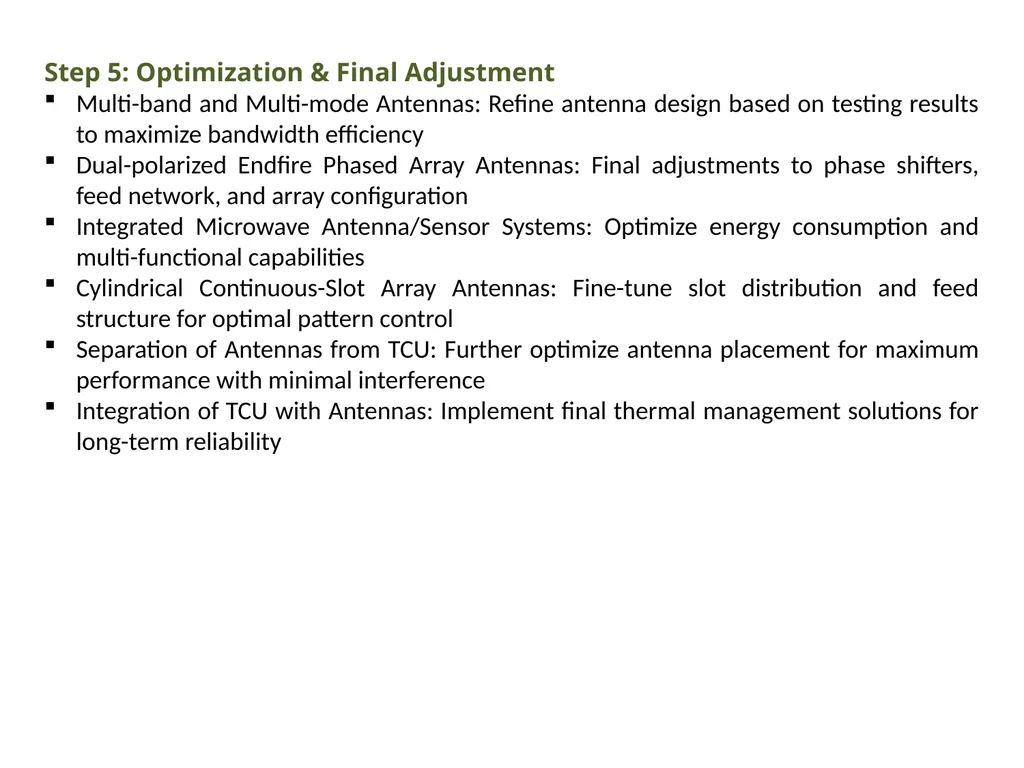 TO DEVELOP “UNIFIED COMPLEX RADIO ANTENNA “ BY - slide 31 of 40