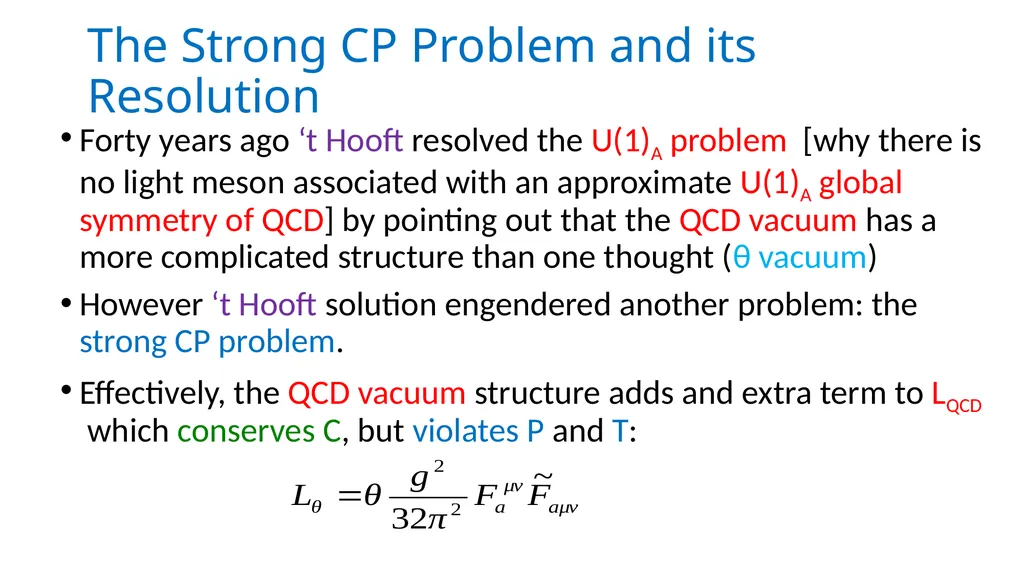 Axions and Cosmology Roberto Peccei UCLA KAERU - slide 3 of 35