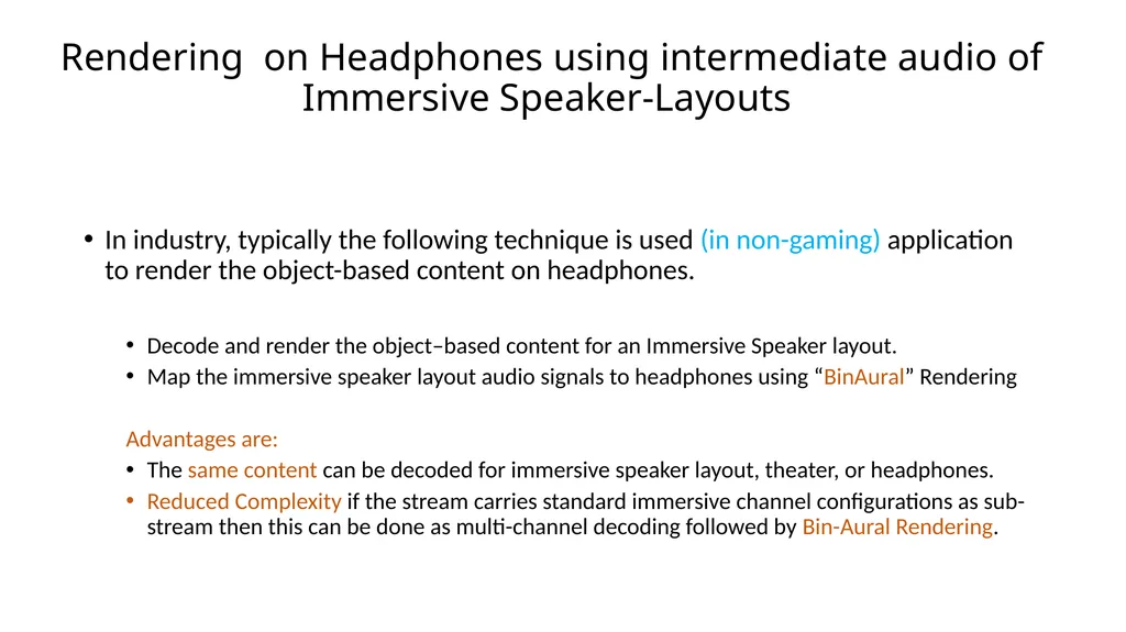 Object-Based Audio: A Signal Processing Overview - slide 29 of 34