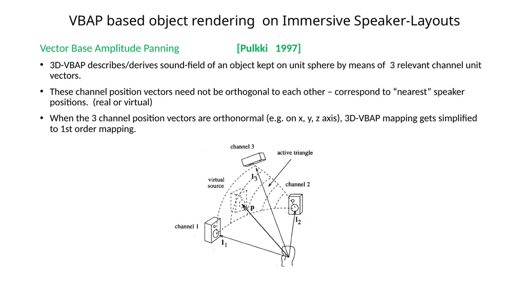 Object-Based Audio: A Signal Processing Overview - slide 26 of 34