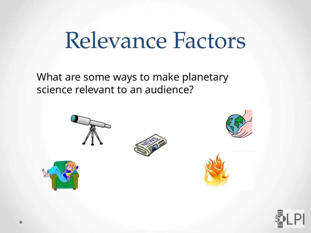 Sharing Planetary Science Making Planetary Science - slide 7 of 13