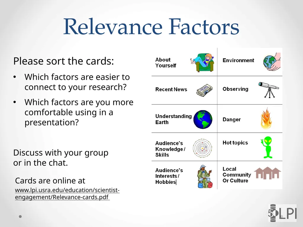 Sharing Planetary Science Making Planetary Science - slide 8 of 13
