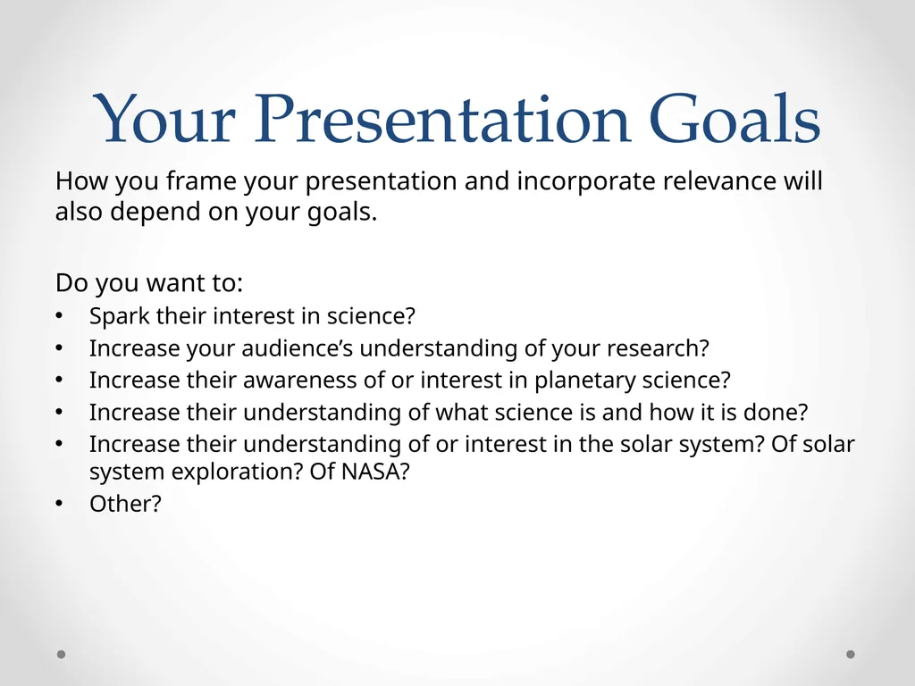 Sharing Planetary Science Making Planetary Science - slide 10 of 13