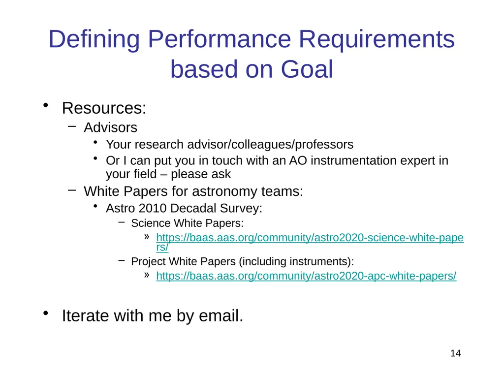 Class Project: Focused Investigation Astro 289: - slide 14 of 27