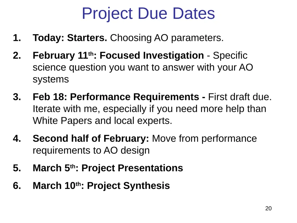 Class Project: Focused Investigation Astro 289: - slide 20 of 27