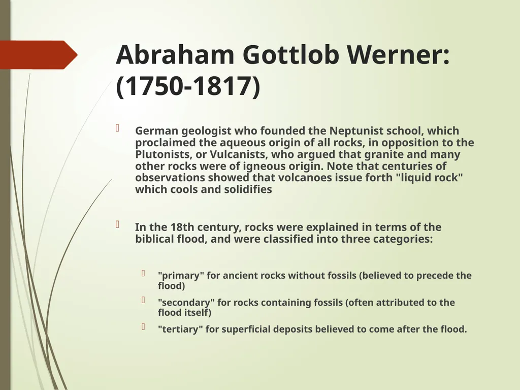 The Development of Geology Where the Hell do Rocks - slide 5 of 12
