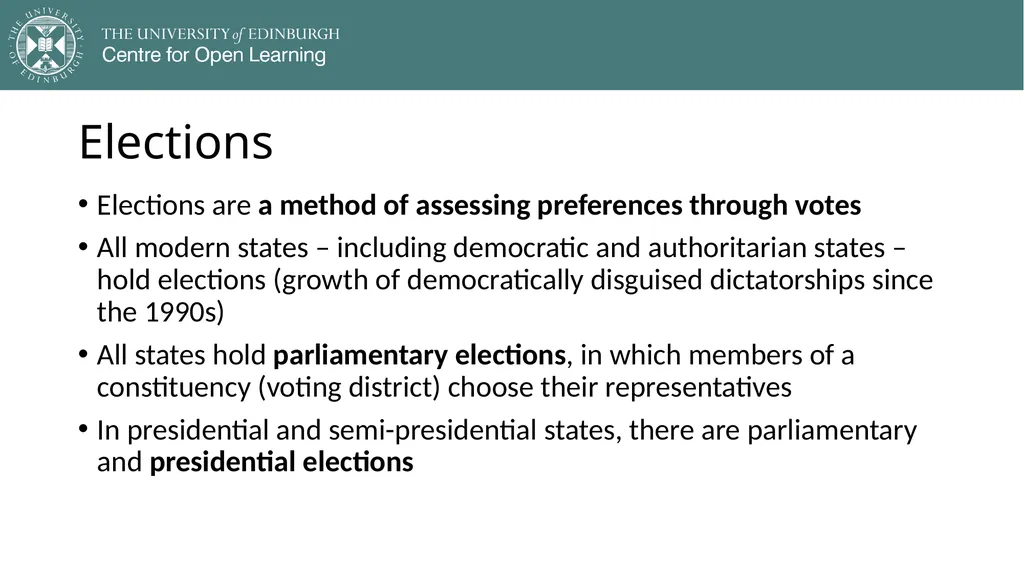 Democracy in Theory and Practice 5. Modern - slide 12 of 39