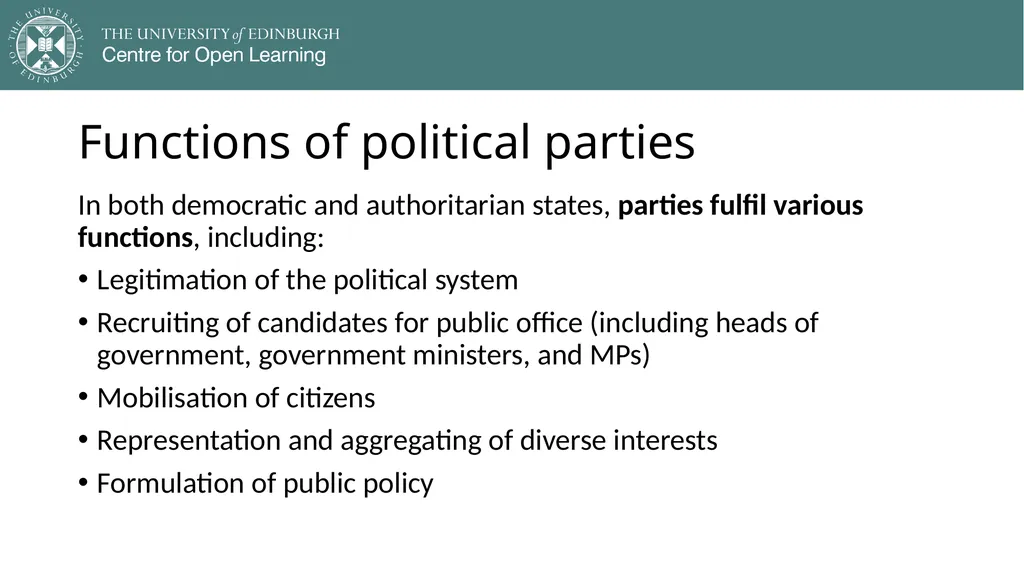 Democracy in Theory and Practice 5. Modern - slide 26 of 39