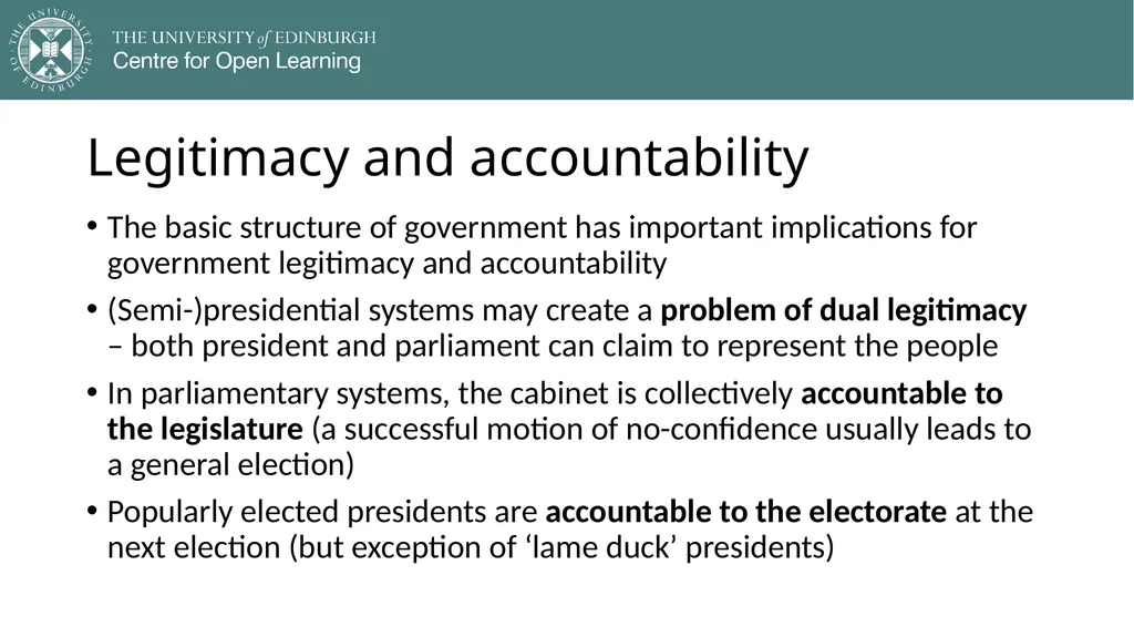Democracy in Theory and Practice 5. Modern - slide 10 of 39