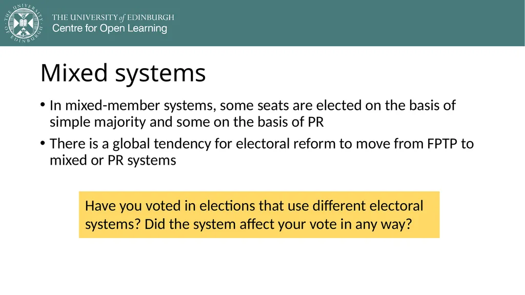 Democracy in Theory and Practice 5. Modern - slide 17 of 39