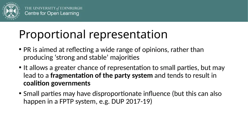 Democracy in Theory and Practice 5. Modern - slide 16 of 39