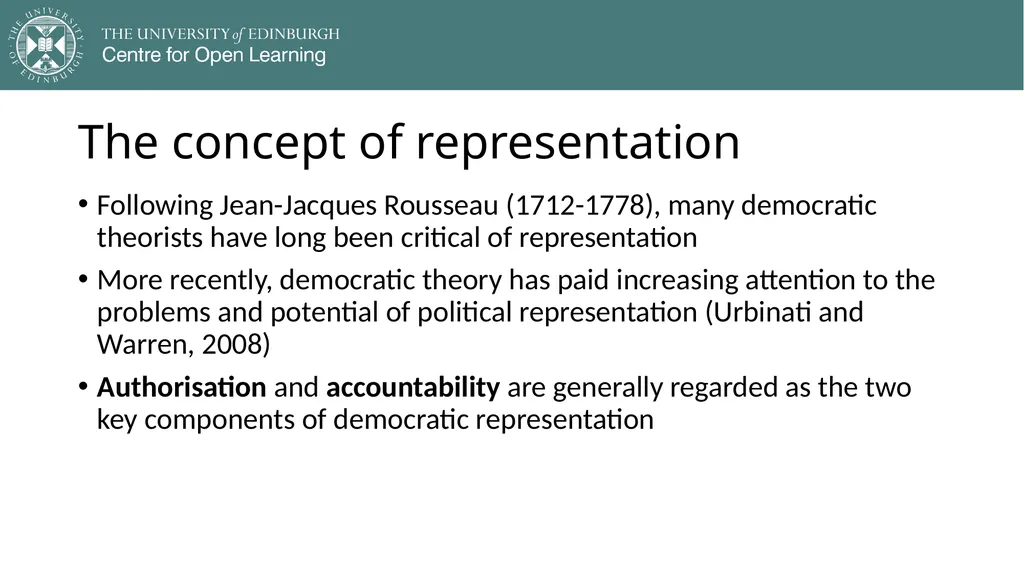 Democracy in Theory and Practice 5. Modern - slide 30 of 39
