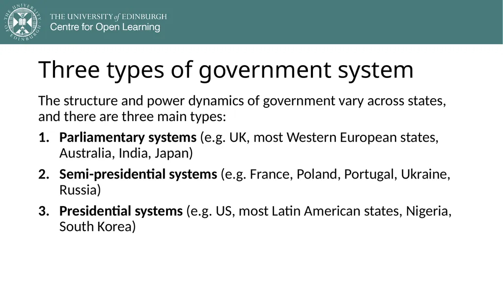 Democracy in Theory and Practice 5. Modern - slide 7 of 39