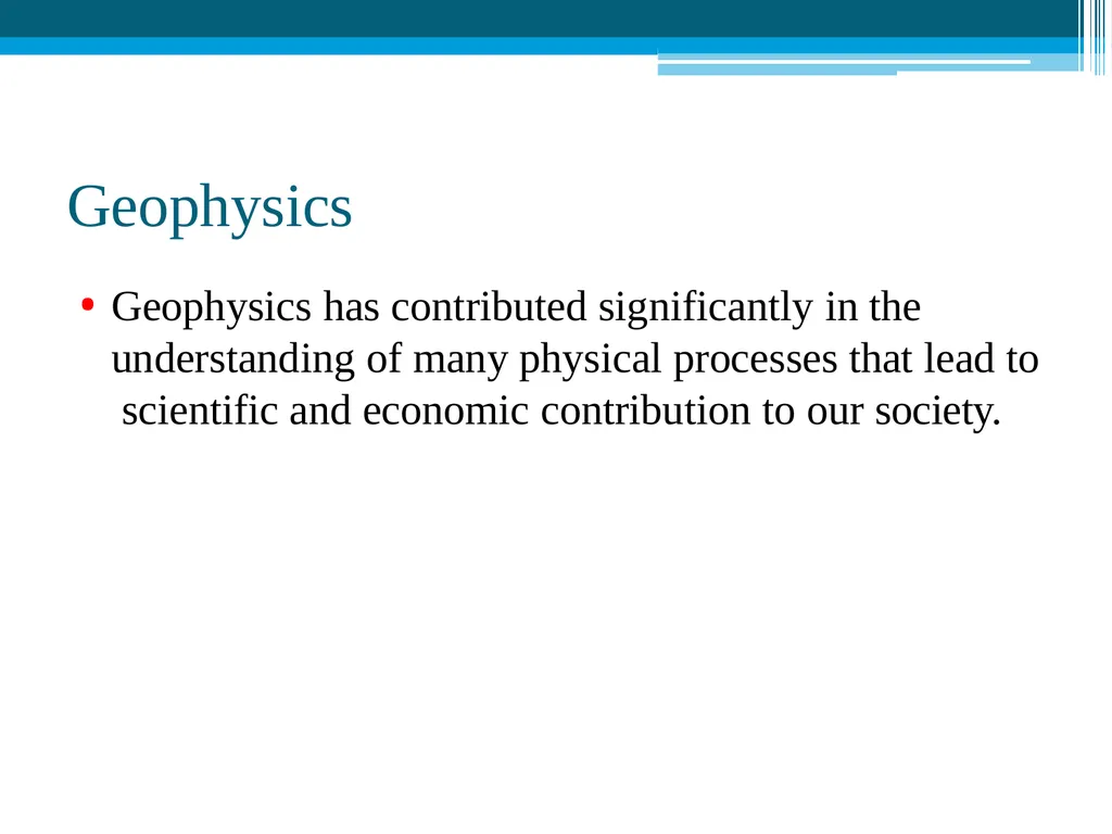 Gravity Method Geophysics (Definition) Geophysics - slide 3 of 25