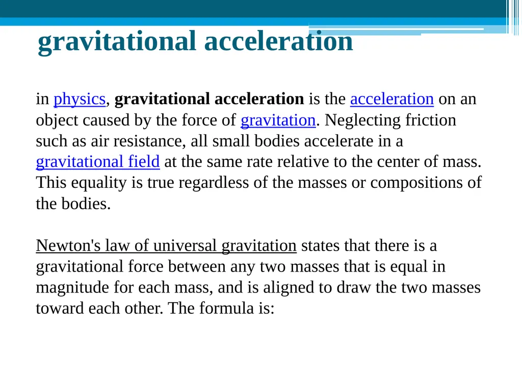 Gravity Method Geophysics (Definition) Geophysics - slide 12 of 25