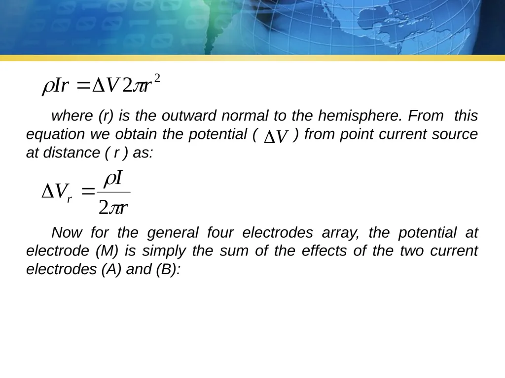 Electrical Resistivity Method Senior Chief - slide 10 of 15