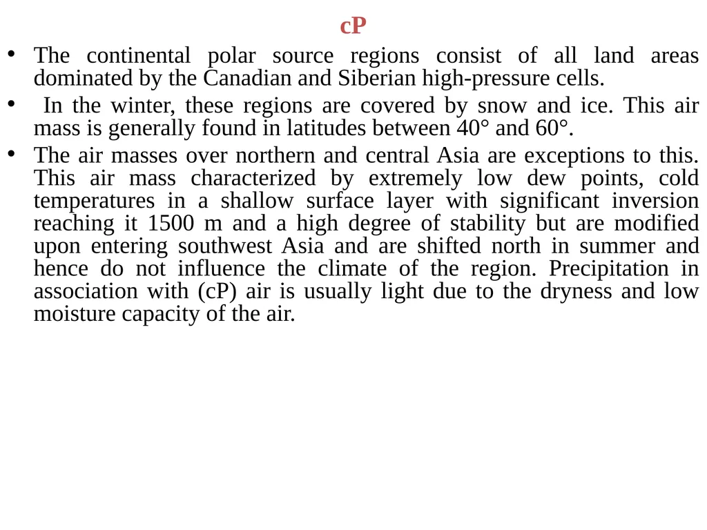 The Course of Synoptic Meteorology Lecture 5 - slide 15 of 17