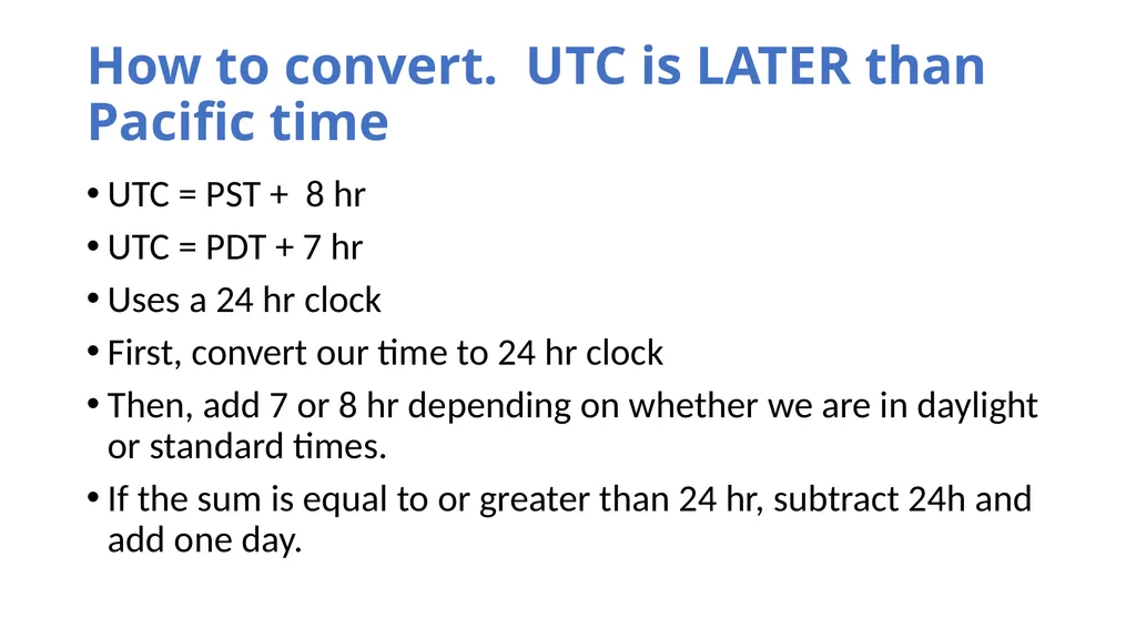 Time in Meteorology Meteorologists need to use the - slide 4 of 6