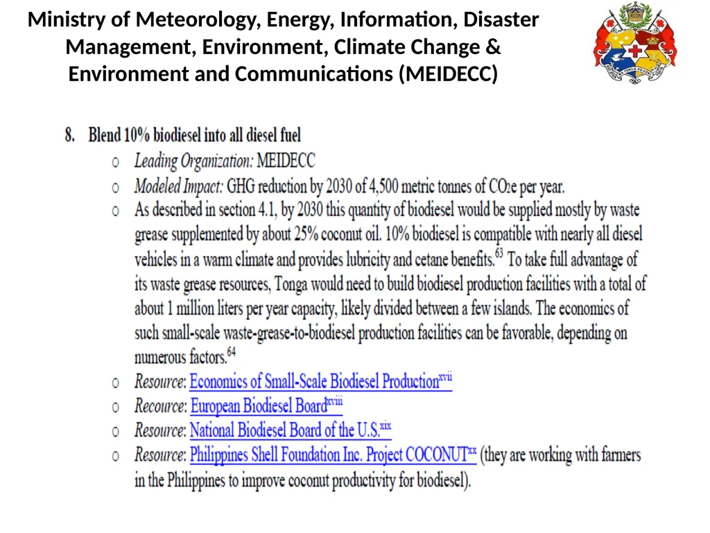 Ministry of Meteorology, Energy, Information, - slide 10 of 13