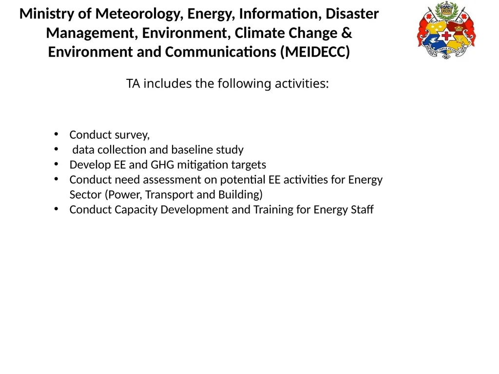 Ministry of Meteorology, Energy, Information, - slide 7 of 13