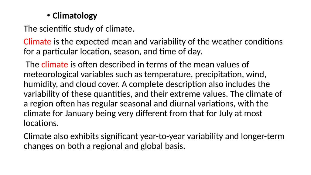 PHYSICAL CLIMATOLOGY AND AGROMETEOROLOGY DR.IQBAL - slide 7 of 8
