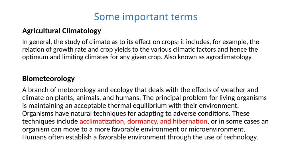 PHYSICAL CLIMATOLOGY AND AGROMETEOROLOGY DR.IQBAL - slide 6 of 8