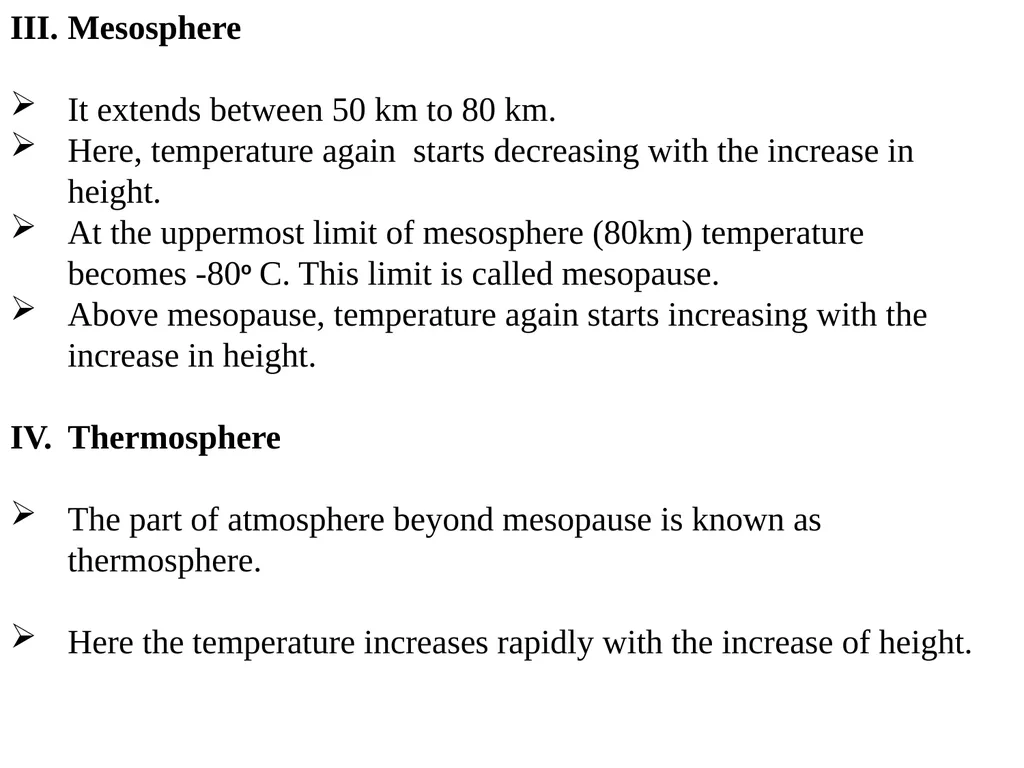 CLIMATOLOGY (STRUCTURE OFATMOSPHERE) Presented By - slide 6 of 8