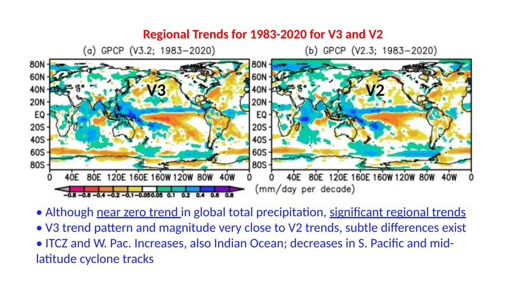 Global Precipitation Means and Variations with the - slide 9 of 12