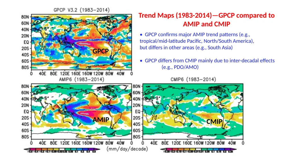 Global Precipitation Means and Variations with the - slide 10 of 12