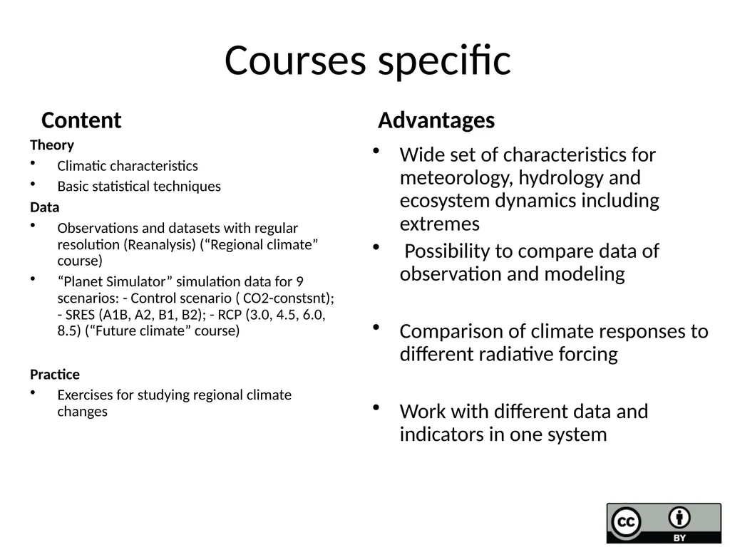 Educational process in modern climatology within - slide 6 of 11