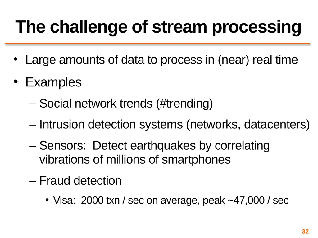 Big Data Processing CS 240: Computing Systems and - slide 32 of 64