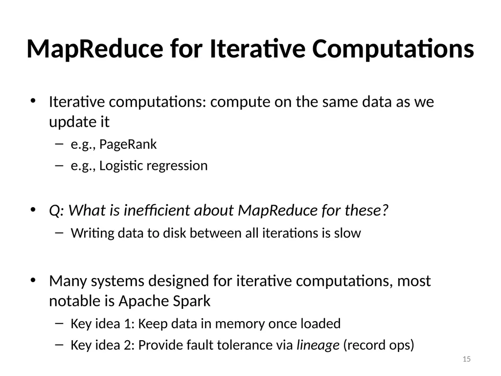Big Data Processing CS 240: Computing Systems and - slide 15 of 64