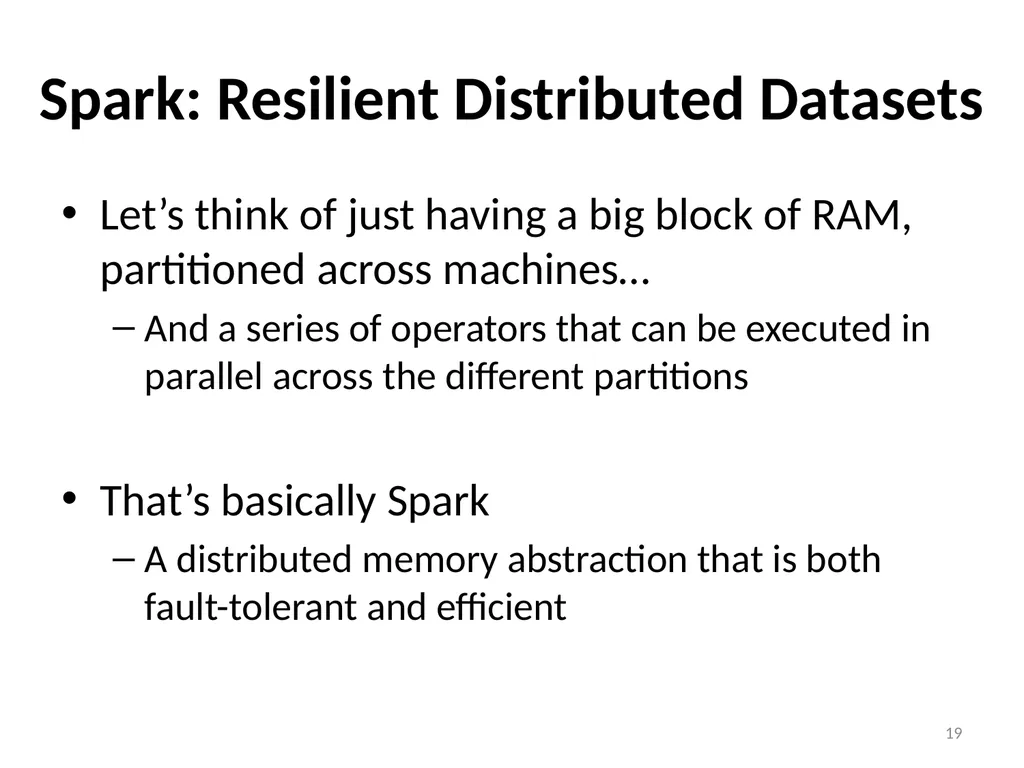 Big Data Processing CS 240: Computing Systems and - slide 19 of 64